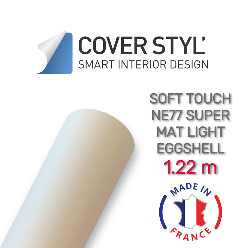 Матова світла плівка - Solar Screen Cover Styl Soft Touch NE77 Super Mat Light Eggshell 1.22 m