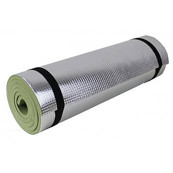 Коврик туристичний (каремат) SportVida Alu EVA 1 см SV-EZ0005 Dark Green .