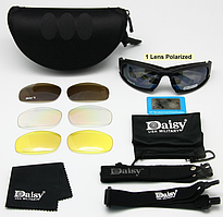 Тактичні окуляри Daisy Polarized X7 з 4 Лінзамі (Дейзі)