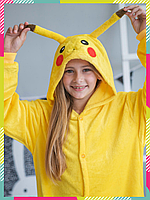 Пижама кигуруми для девочек Kigurumirev покемон Пикачу кигуруми детские XL, 135 - 145 см