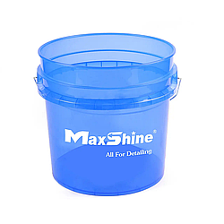 Відро для дітейлінгу 13 л. - MaxShine Detailing Bucket Transparent синий (MSB001-B)