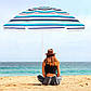 Пляжна парасолька з регульованою висотою Springos 160 см BU0006 ., фото 10