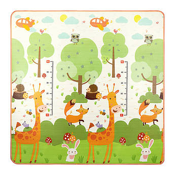 Розвиваючий дитячий килимок двосторонній 4FIZJO KIDS 180 x 180 x 1 см 4FJ0163 .