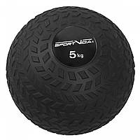 Слэмбол (медицинский мяч) для кроссфита SportVida Slam Ball 5 кг SV-HK0347 Black .