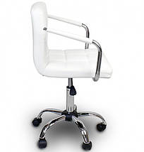 Крісло для дому та офісу Just Sit. Білий Hoker Astana Plus з регулюванням висоти., фото 3