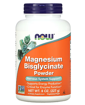 NOW Foods Magnesium Bisglycinate Powder 227 g