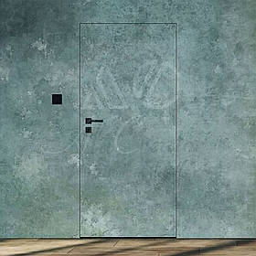 Приховані двері ґрунт під штукатурку на 2 петлі, відкривання на себе