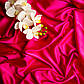 Тканина Шовк Армані / колір МАЛИНОВИЙ / ціна вказана за 0,5 метра, фото 2