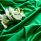 Тканина Шовк Армані / колір ЗЕЛЕНИЙ / ціна вказана за 0,5 метра, фото 2