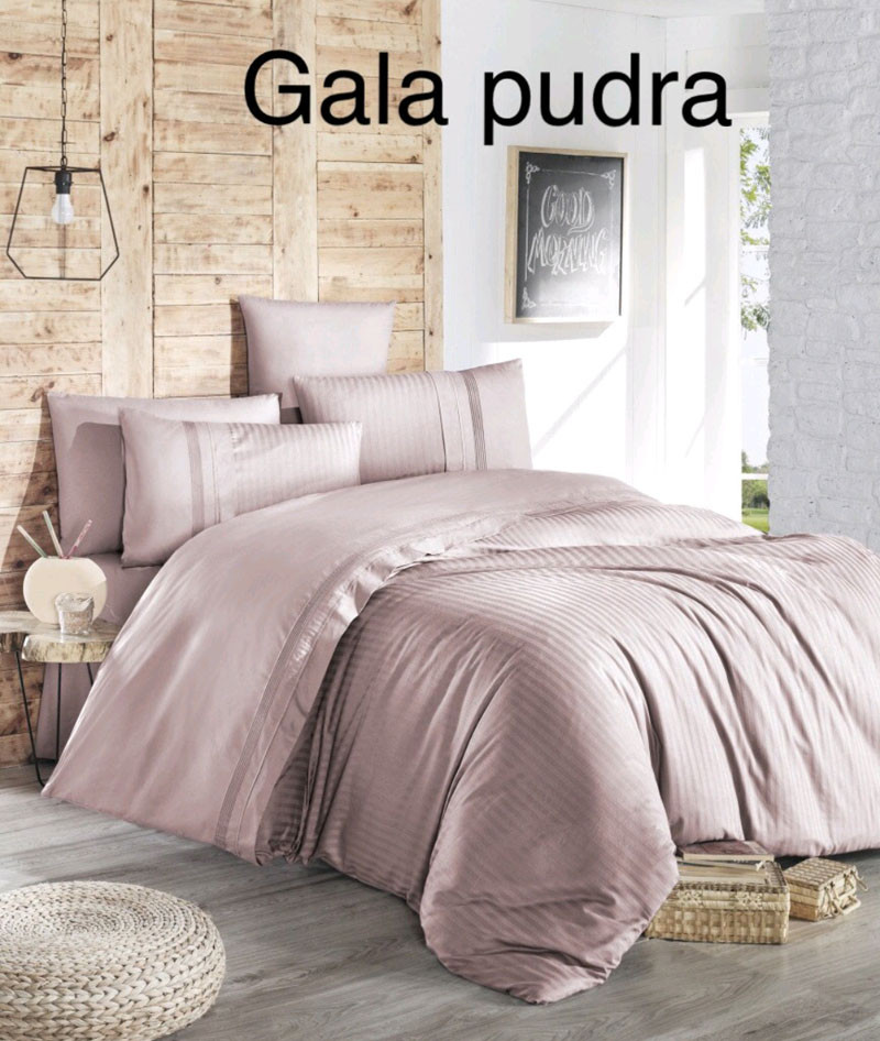 Полуторна Постільна Білизна First Shoes Ранфорс GALA PUDRA 100%-бавовна