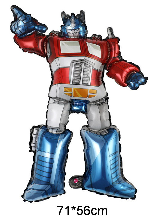 Фольгована фігурна куля "Трансформер Оптімус Прайм". Розмір: 71см*56см.