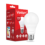 Світлодіодна лампа Vestum A65 15W 4100K 220V E27 1-VS-1101, фото 3