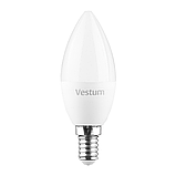Світлодіодна лампа Vestum C37 8W 3000K 220V E14 1-VS-1312, фото 3