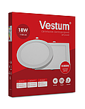 Квадртний світлодіодний врізний світильник Vestum 18W 4000K 220V 1-VS-5205, фото 3