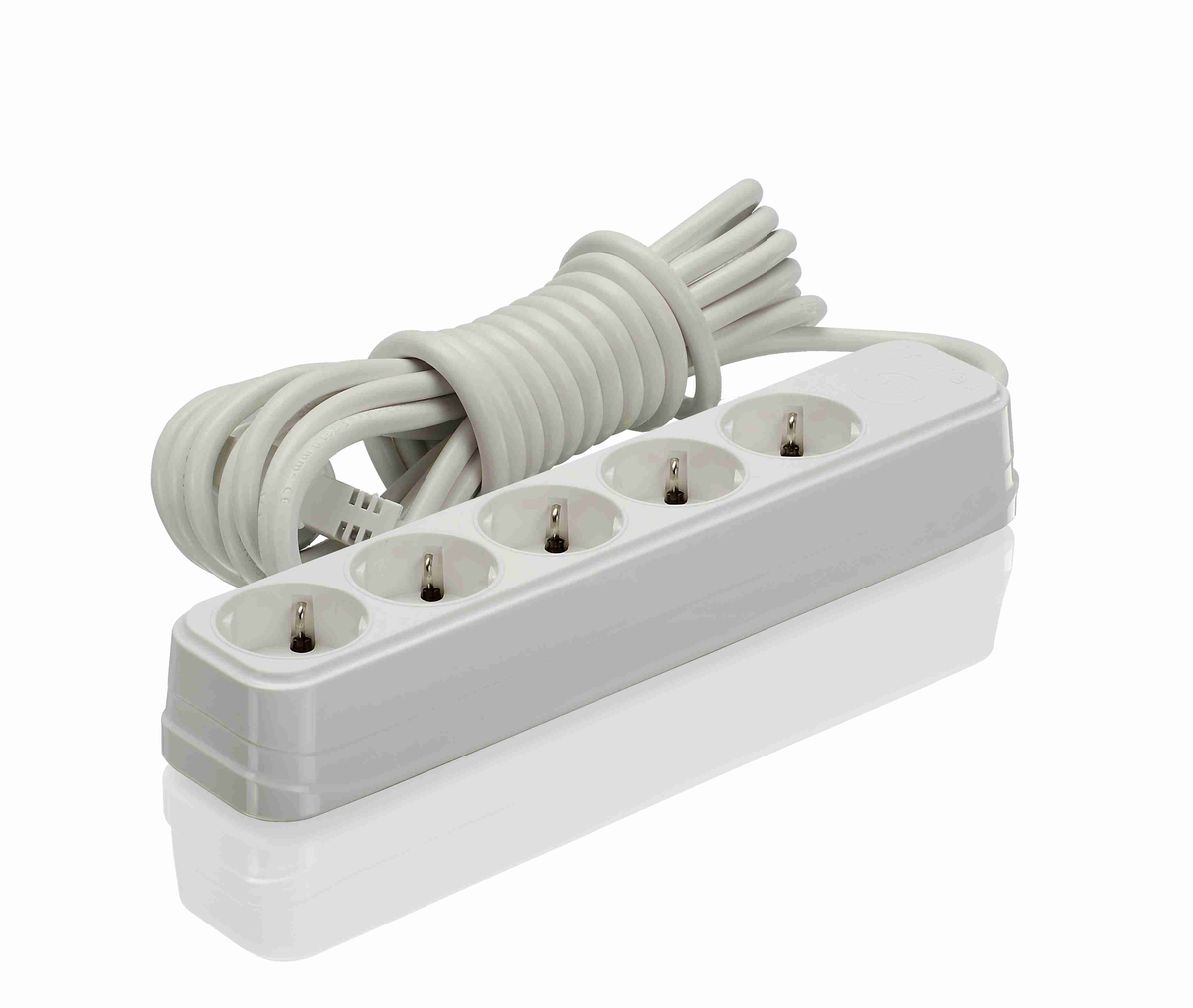 Подовжувач з 5 гніздами з заземленням Profitec 10м, фото 1