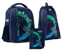 Набір Kite рюкзак + пенал + сумка для взуття SET_K22-555S-10 BMX