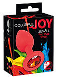Анальний корок Colorful Joy Jewel Red Plug Small, фото 7