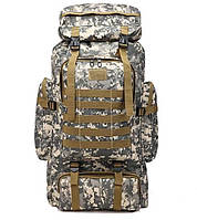 Тактический рюкзак военный на 80л-85 литров пиксель армейский рюкзак ВСУ вещевой мужской армейский ранец
