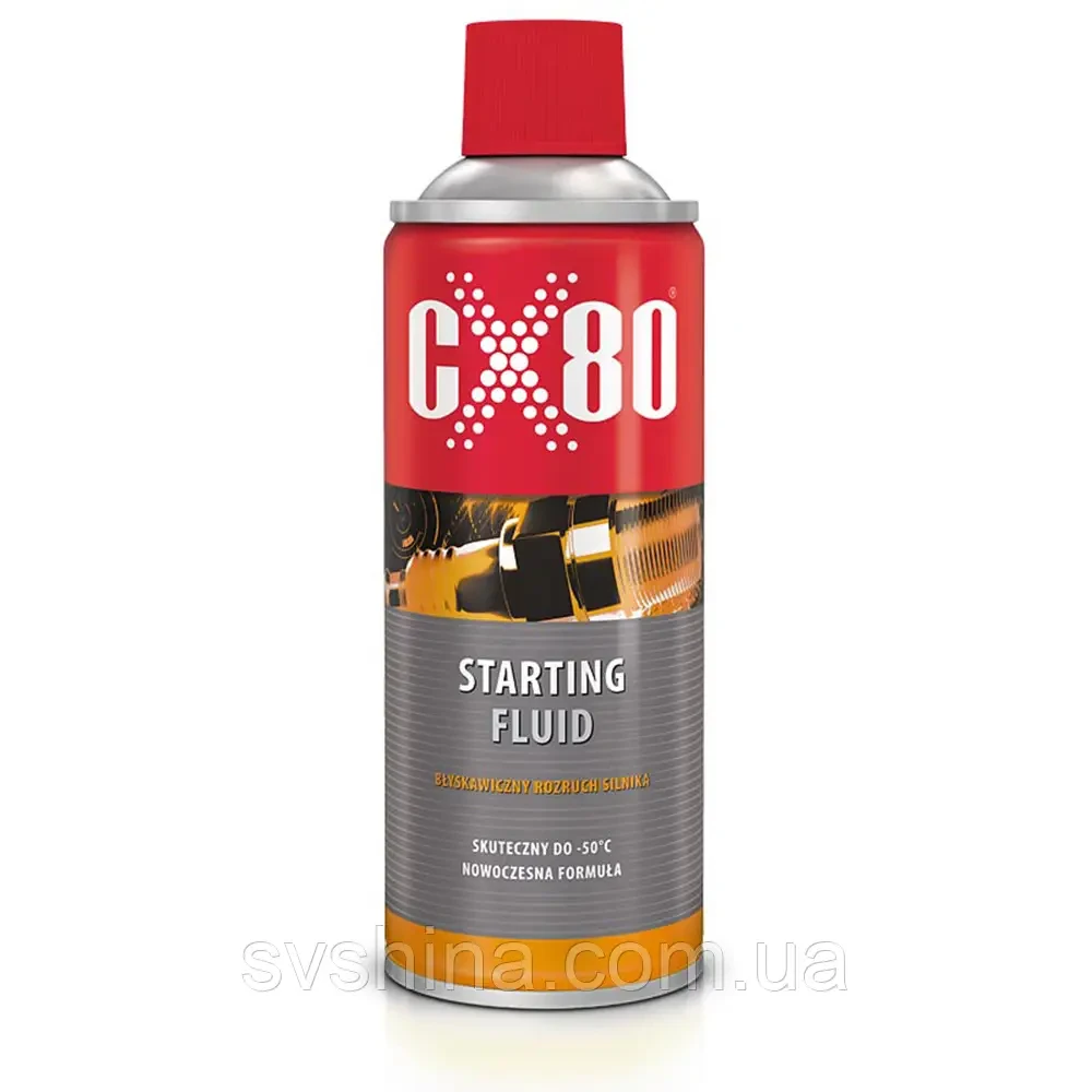 Эфир "Быстрый старт" СX-80 Starting Fluid 500ml в аерозоле - фото 1 - id-p1590856842