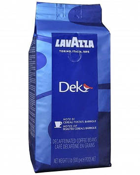 Кава зернова Lavazza Dek без кофеїну 500 гр