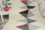 Карпатський плед ліжник вовняний Ромби кольорові 200х220 см ПРЕМІУМ ЯКОСТІ, фото 9