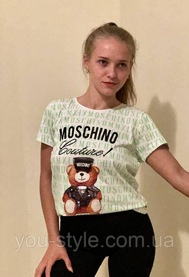 Женская Футболка Moschino