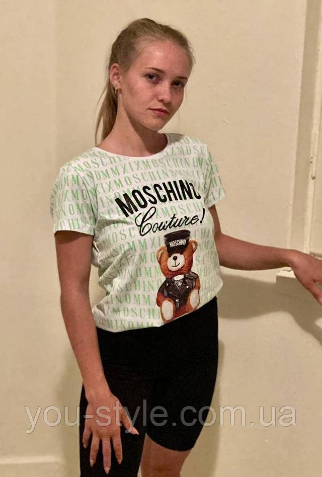 Женская Футболка Moschino