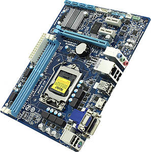 Материнська плата GIGABYTE GA-H61M-HD2 + процесор G620 VGA DVI HDMI (s1155, Intel H61, PCI-Ex16),б/у, фото 1