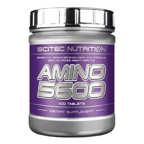 Комплекс амінокислот Scitec Nutriion Amino 5600 200 таб, фото 2