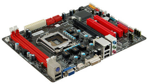 Материнская плата Biostar H61MHB (s1155, Intel H61, PCI-Ex16) + планка, фото 1