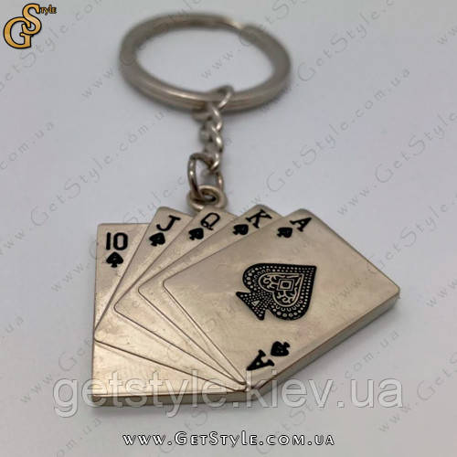 Брелок Карти Cards Keychain подарункове паковання, фото 1