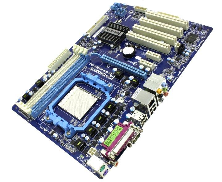 Материнська плата GIGABYT GA-M52LT-D3 Scket AM3, +планка