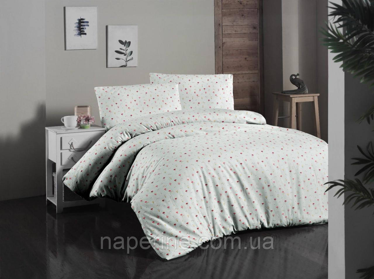 Набір постільної білизни з фланелі байка полуторний розмір Cotton Collection 117