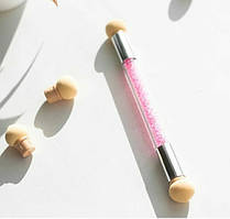 Аеропуфінг двосторонній для омбре та градієнта + 6 змінних спонжів