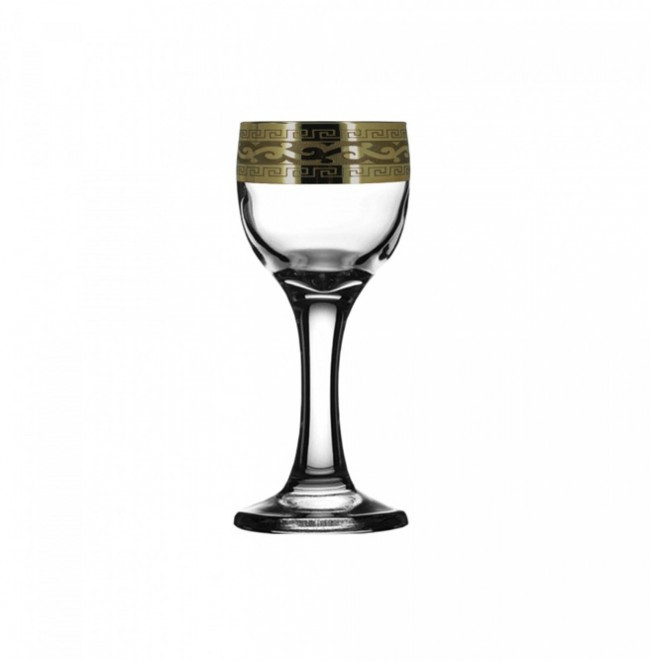 Набір чарок 55мл 6шт "Версаче" Гусак Кришталевий (GE08-612/S), фото 1