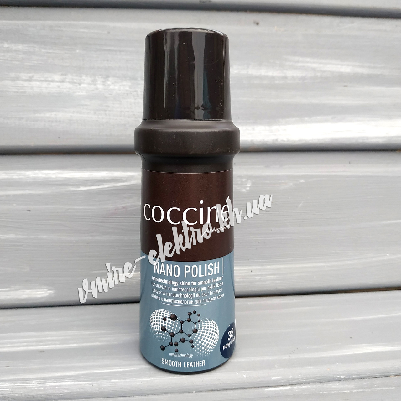 Рідка фарба для гладкої шкіри Coccine Nano Polish Безбарвний 75 мл