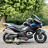 Дитячий мотоцикл на акумуляторі Bambi Racer M 4272EL-2 чорний, фото 3