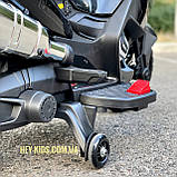 Дитячий мотоцикл на акумуляторі Bambi Racer M 4272EL-2 чорний, фото 10