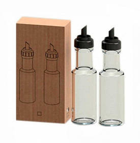 Набір пляшок із дозатором Dorica 2шт 100мл Everglass (10810НЧ) ПЮ