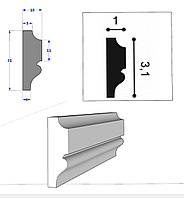 Гіпсовий молдинг 4