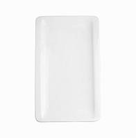 Тарелка Extra white прямоугольная фарфоровая "декорированная" 305мм*150мм Helios (W171)