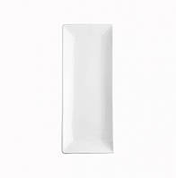 Тарелка Extra white прямоугольная фарфоровая 355*205мм Helios (W172)
