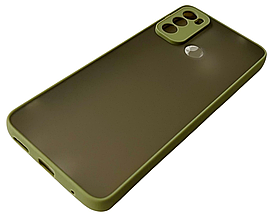 TPU чохол Matte Color для Motorola G60 (на моторолу ж60) світло-зелений, фото 2