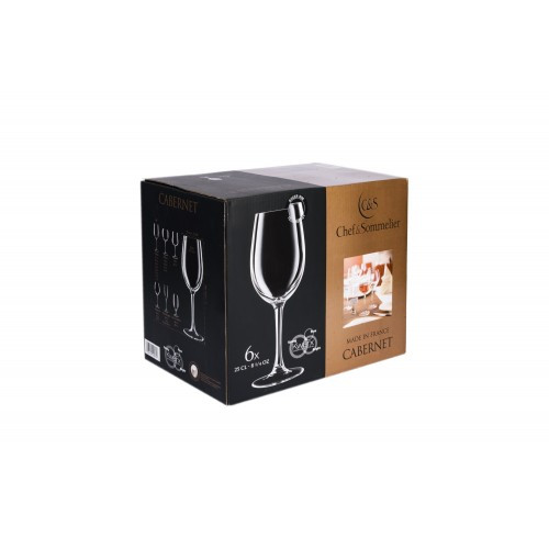 Набір класичних келихів для вина Arcoroc Cabernet 250 мл 6 шт (46978) HD
