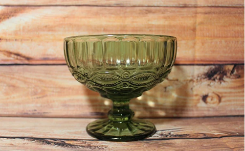 Набір зелених креманок "Смарагд" 200 мл 6 шт (6446) HD, фото 1