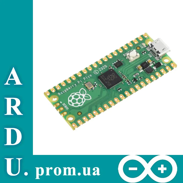 Мікроконтролер Raspberry Pi Pico — RP2040 ARM Cortex M0+ [#A-1]