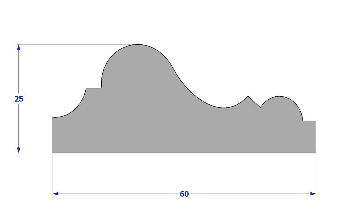 Гіпсовий молдинг 6, фото 1