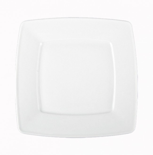 Тарілка біла квадратна порцелянова Lubiana Victoria 170х170 мм (2728-L) ПЮ, фото 1