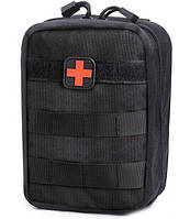 Аптечка підсумок тактична A88, чорна