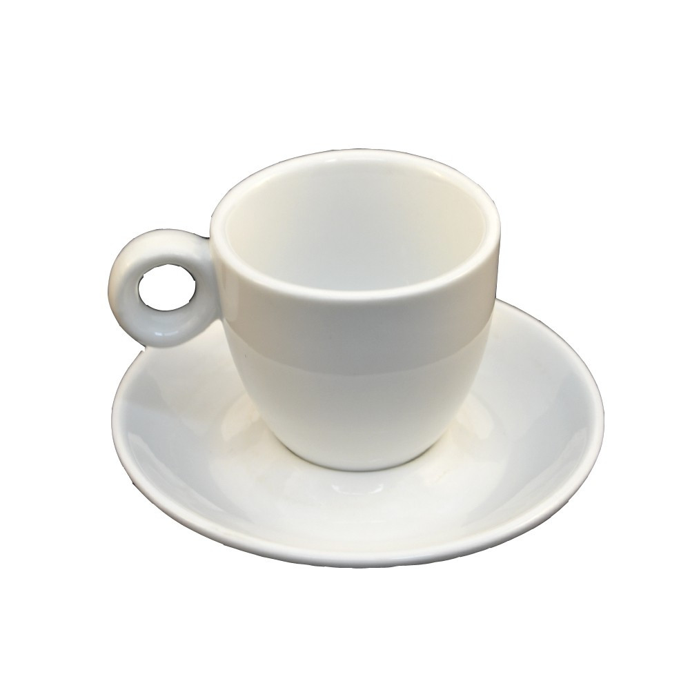 Набір кавовий 2 предмети чашка 80мл та блюдце Helios порцеляна (HR1309)